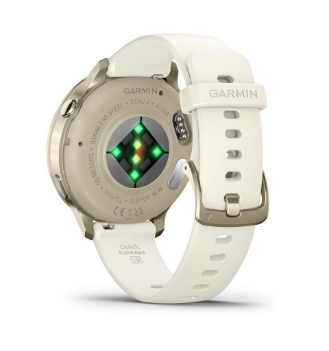 Garmin Venu 4 3,05 cm (1.2") AMOLED 41 mm Digitale 390 x 390 Pixel Touch screen Oro Wi-Fi GPS (satellitare)
