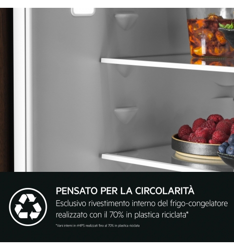 AEG Frigorifero Combinato Multiflow (Metal) Classe D TC7MS181DS