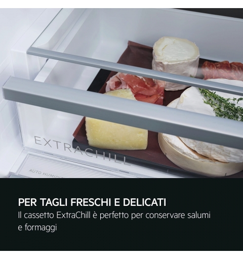 AEG Frigorifero Combinato Multiflow (Metal) Classe D TC7MS181DS