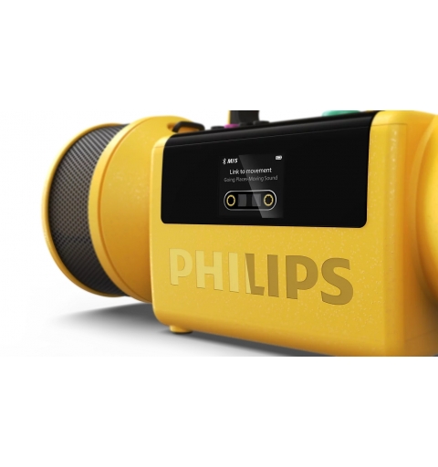 Philips The Tube Stereo portable speaker Yellow 140 W
