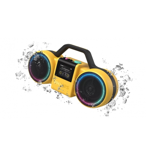 Philips The Roller Enceinte portable stéréo Jaune 60 W