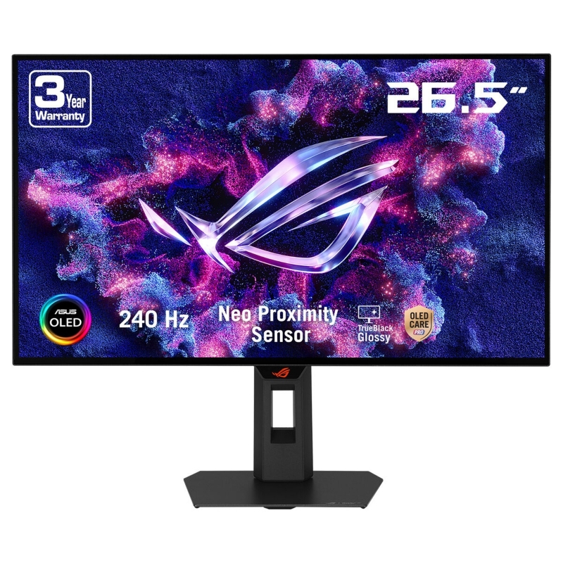 ASUS ROG Strix OLED XG27AQDMGR pantalla para PC 67,3 cm (26.5") 2560 x 1440 Pixeles Quad HD Negro