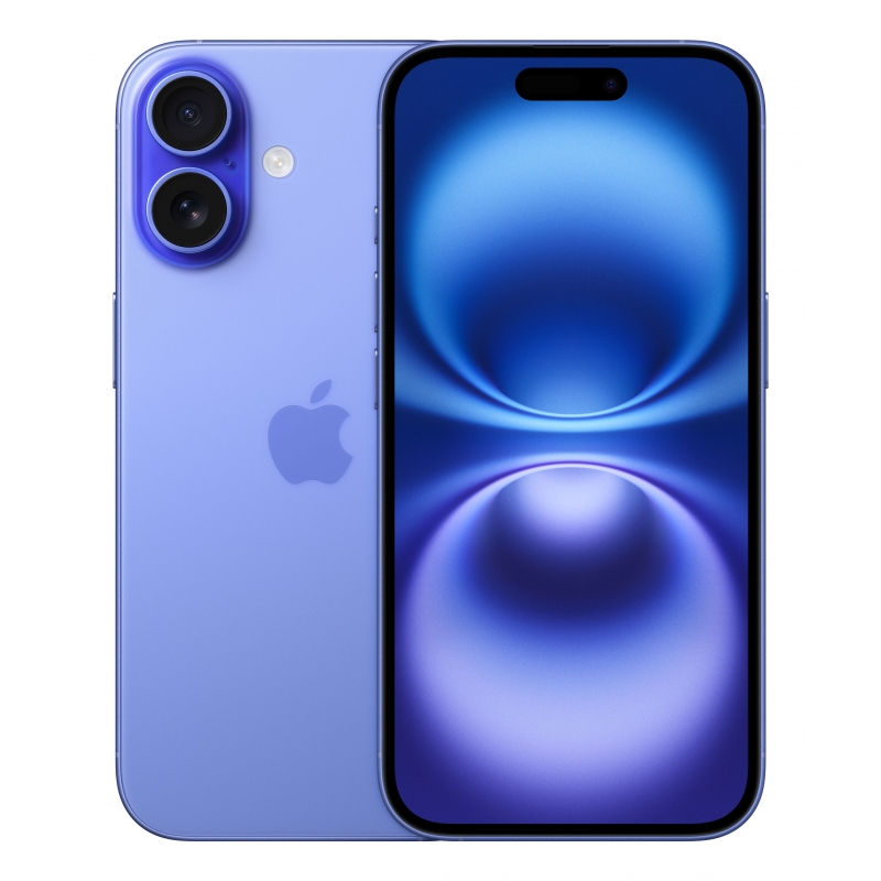 Apple iPhone 16 15,5 cm (6.1") Dual-SIM iOS 18 5G USB Typ-C 128 GB Blau