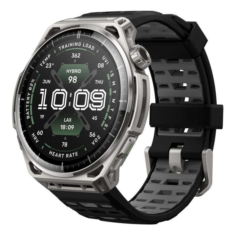 Amazfit Balance 3 3,81 cm (1.5") AMOLED 51 mm Digitale 480 x 480 Pixel Touch screen Acciaio inox Wi-Fi GPS (satellitare)