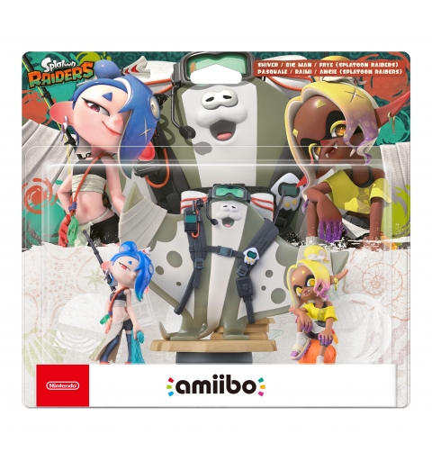 Nintendo Amiibo Shiver, Big Man, Frye (Splatoon Raiders) Figura de juego interactiva