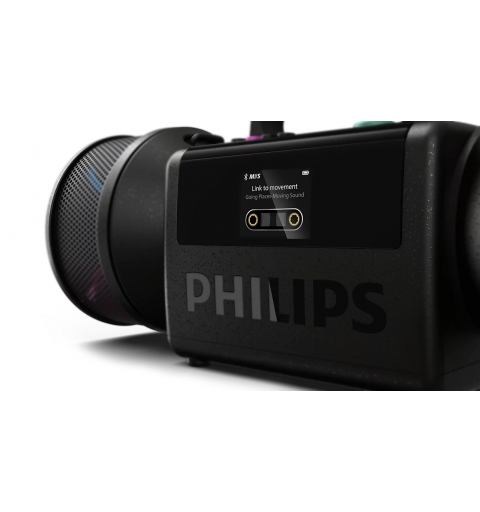 Philips The Tube Stereo portable speaker Black 140 W