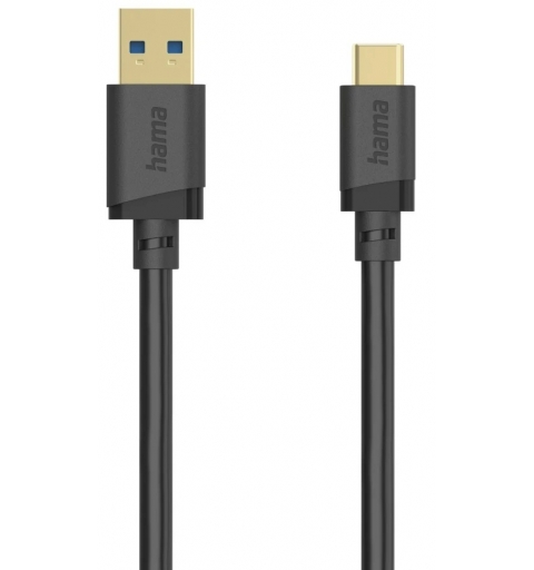 Hama 00202006 cavo USB USB 3.2 Gen 1 (3.1 Gen 1) 1,5 m USB A USB C 5 Gbit s Nero
