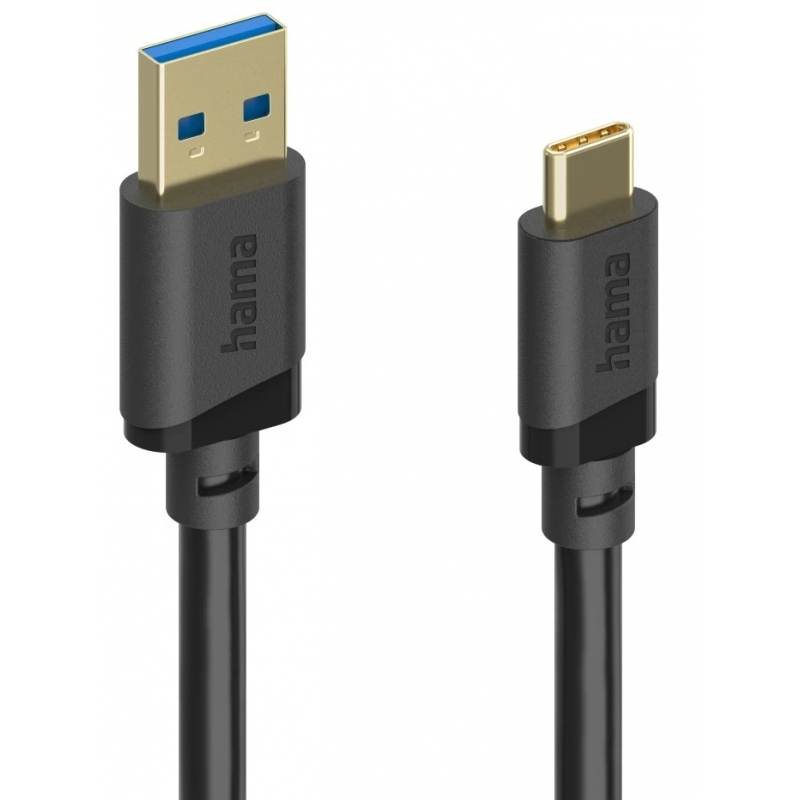 Hama 00202006 cavo USB USB 3.2 Gen 1 (3.1 Gen 1) 1,5 m USB A USB C 5 Gbit s Nero