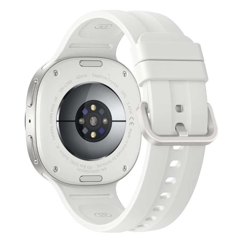 Samsung Galaxy Watch9 3.3 cm (1.3") AMOLED 40 mm Digital 438 x 438 pixels Touchscreen Silver Wi-Fi GPS (satellite)