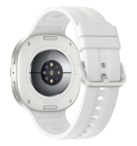 Samsung Galaxy Watch9 3.3 cm (1.3") AMOLED 40 mm Digital 438 x 438 pixels Touchscreen Silver Wi-Fi GPS (satellite)