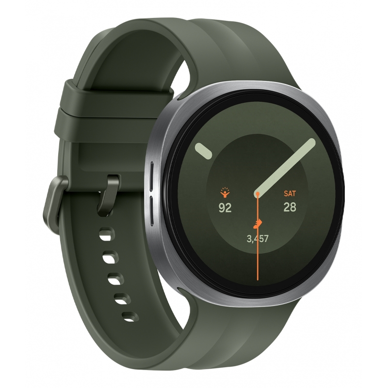 Samsung Galaxy Watch9 3.81 cm (1.5") AMOLED 44 mm Digital 480 x 480 pixels Touchscreen Silver Wi-Fi GPS (satellite)