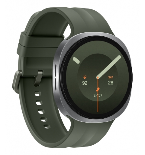 Samsung Galaxy Watch9, 44mm, Silver, Bluetooth, Design sottile anti-urto, guida al sonno, coaching salute, benessere cardiaco,