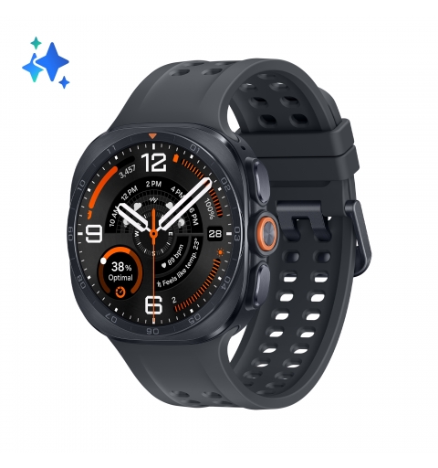 Samsung Galaxy Watch Ultra2 3,81 cm (1.5") AMOLED 47 mm Numérique 498 x 498 pixels Écran tactile 4G Gris Wifi GPS (satellite)
