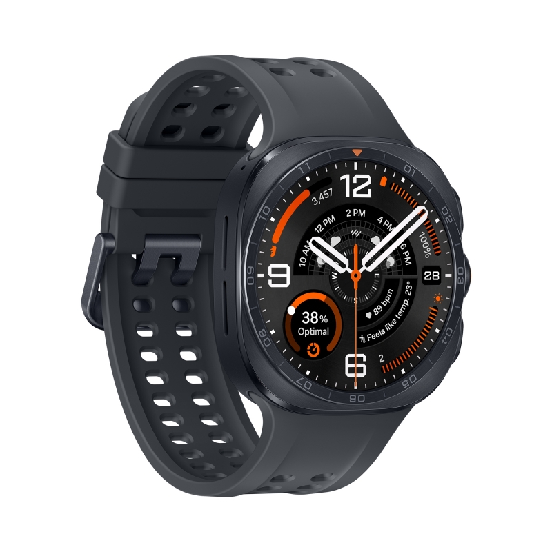 Samsung Galaxy Watch Ultra2, 47 mm, Titanium Gray, LTE, design resistente, 800mAh, IP69K, luminosità 5000nit, trail run,