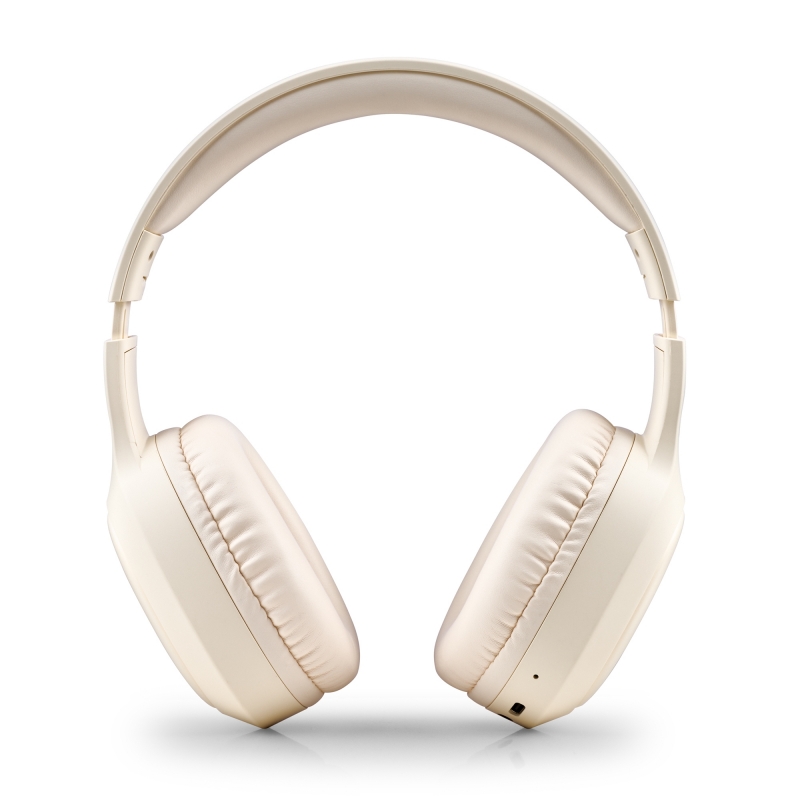 NGS Artica Tempest Beige Headset Wired & Wireless Head-band Calls Music USB Type-C Bluetooth