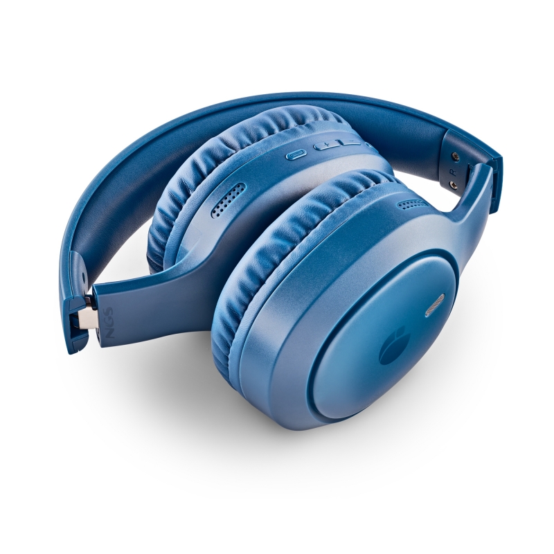 NGS Artica Tempest Blue Auricolare Con cavo e senza cavo A Padiglione Musica e Chiamate USB tipo-C Bluetooth Blu