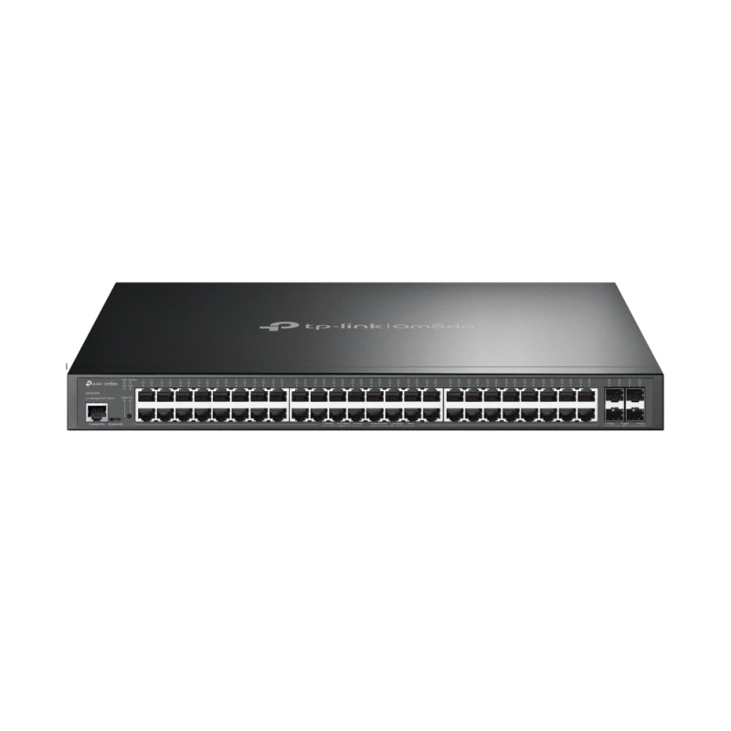 TP-Link Omada 48-Port Gigabit and 4-Port 10GE SFP+ L2+ Managed Switch with 48-Port PoE+