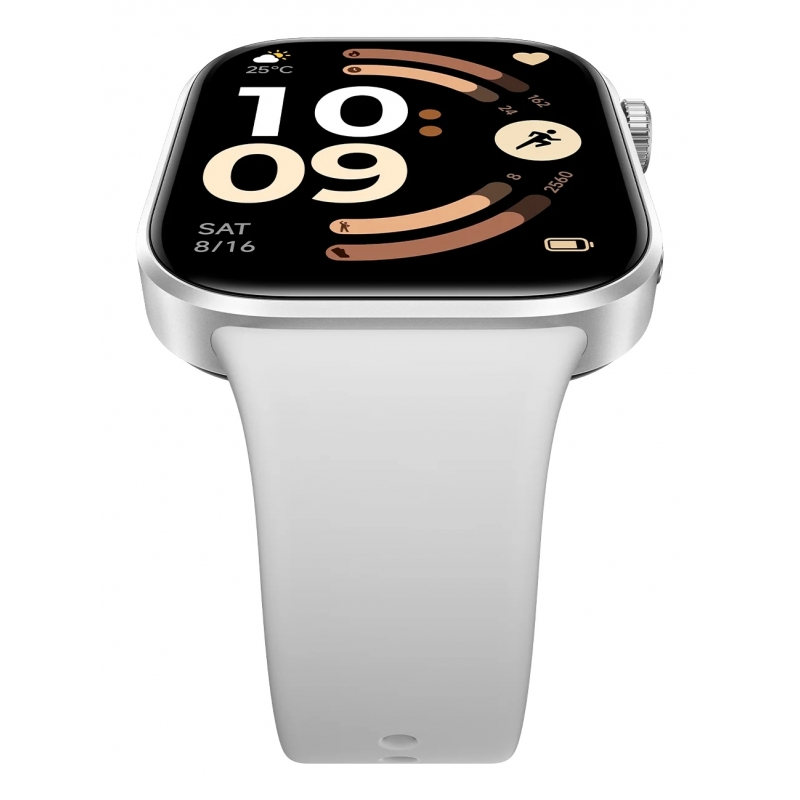 Xiaomi Redmi Watch 6 NFC 5.26 cm (2.07") AMOLED 46.5 mm Digital 432 x 514 pixels Touchscreen Silver GPS (satellite)