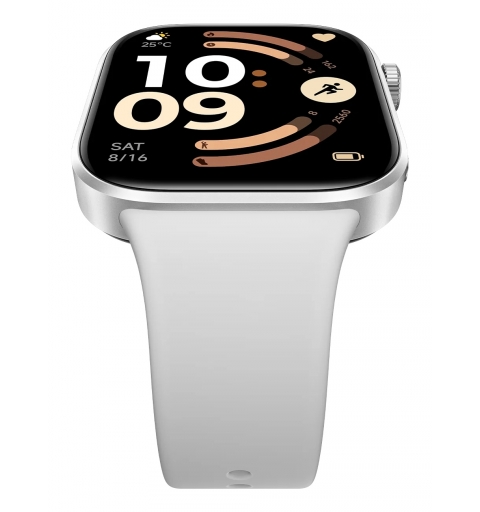 Xiaomi Redmi Watch 6 NFC 5,26 cm (2.07") AMOLED 46.5 mm Digital 432 x 514 Pixeles Pantalla táctil Plata GPS (satélite)