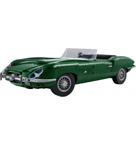LEGO ICONS 11381 Jaguar E-Type, Modellino per Adulti di Auto con Motore 6 Cilindri e Kit di Attrezzi, Regalo da Collezione