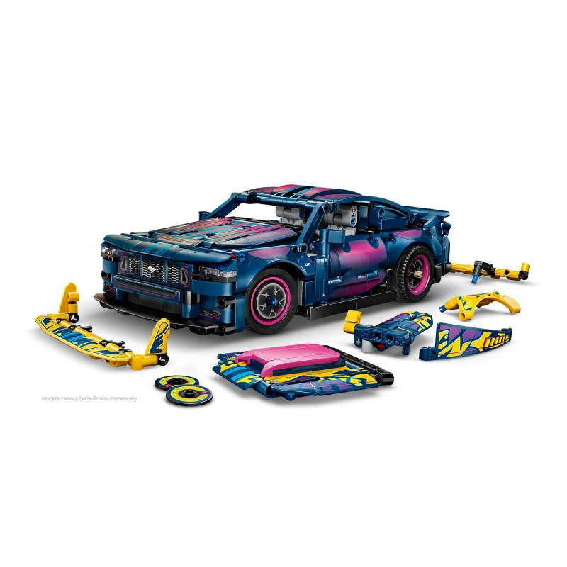 LEGO Technic Custom Garage Ford Mustang GT Car
