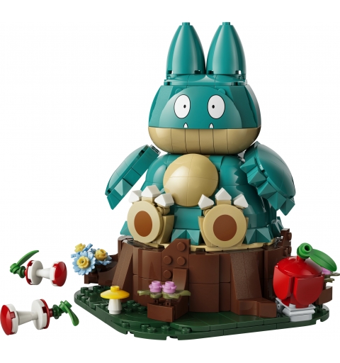 LEGO Pokémon 72150 Munchlax, Action Figure da Costruire per Adulti con Arti e Testa Snodabili, Regalo per Gamer da Collezione