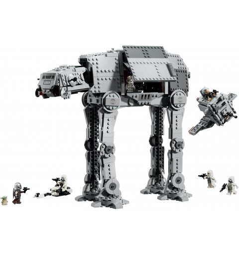 LEGO Star Wars 75454 AT-AT Imperial Remnant con INT-4, Kit con Navetta, Speeder Bike, 6 Minifigure e 1 Figura, Regalo da 10+