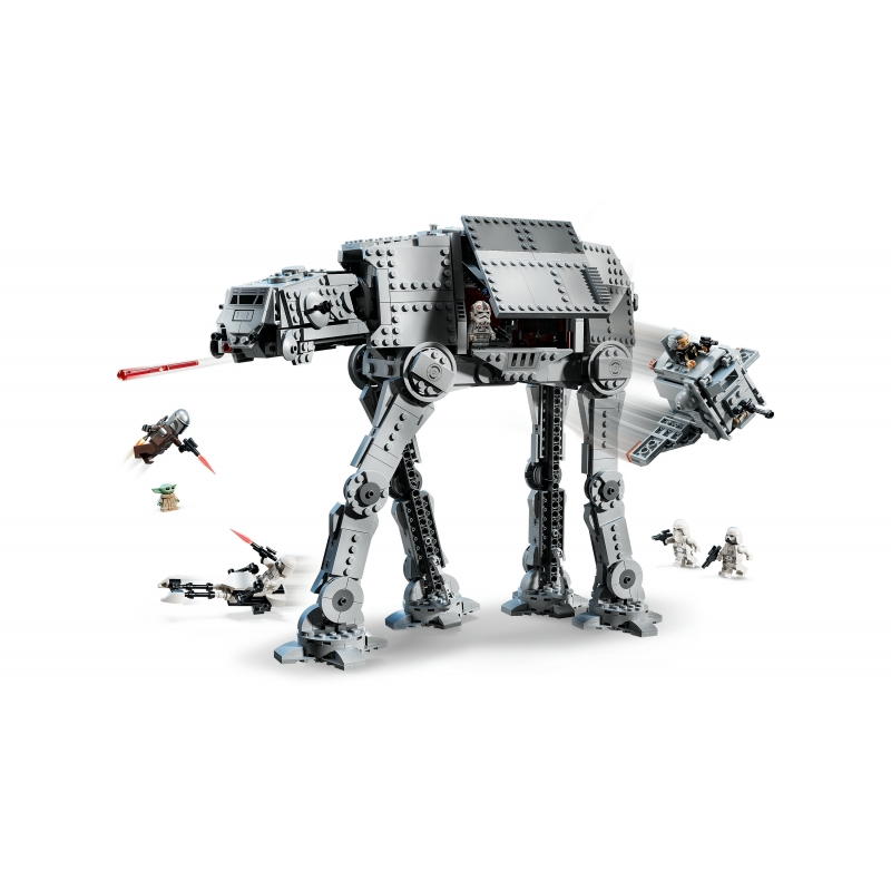 LEGO Star Wars 75454 AT-AT Imperial Remnant con INT-4, Kit con Navetta, Speeder Bike, 6 Minifigure e 1 Figura, Regalo da 10+