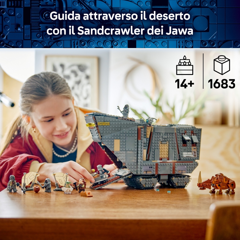 LEGO Star Wars Reptador de las Arenas del Exterior y Mudhorn
