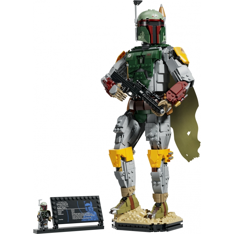 LEGO Star Wars 75455 Boba Fett Action Figure, Kit Modellismo per Adulti con Minifigure, Regalo Fan del Ritorno dello Jedi LEGO Star Wars 75455 Boba Fett Action Figure, Kit Modellismo per Adulti con Minifigure, Regalo Fan del Ritorno dello Jedi
