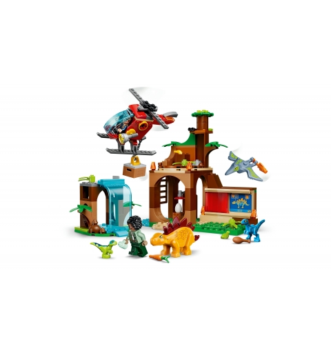 LEGO Jurassic World Rettungszentrum für Junge Velociraptoren, Stegosaurier und Pteranodon