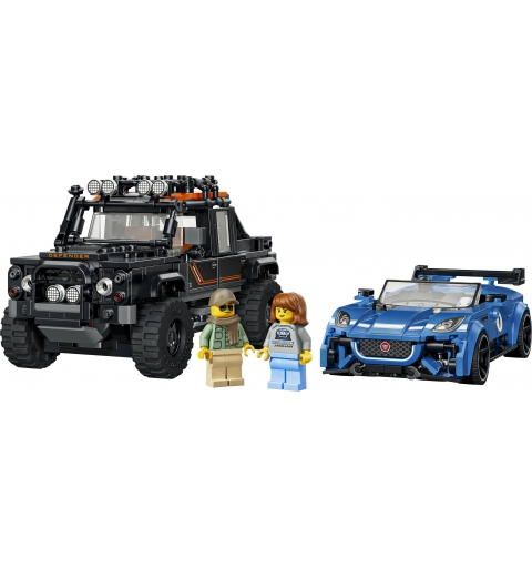 LEGO Speed Champions La Jaguar Project 7 et le Land Rover Defender