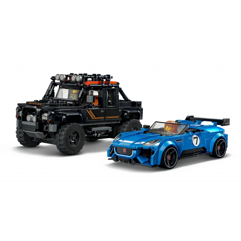 LEGO Speed Champions La Jaguar Project 7 et le Land Rover Defender