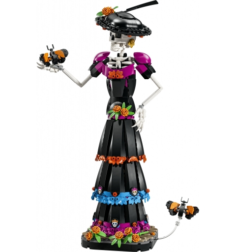 LEGO Ideas 21372 La Catrina, Kit Modellismo per Adulti con Scheletro, Fiori Finti e Farfalle Monarca, Idea Regalo Fai da Te