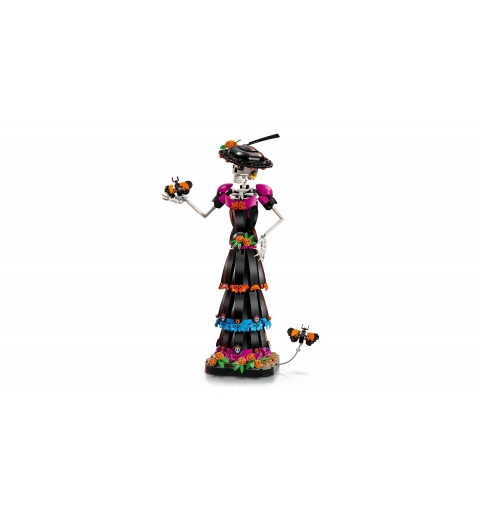 LEGO Ideas 21372 La Catrina, Kit Modellismo per Adulti con Scheletro, Fiori Finti e Farfalle Monarca, Idea Regalo Fai da Te