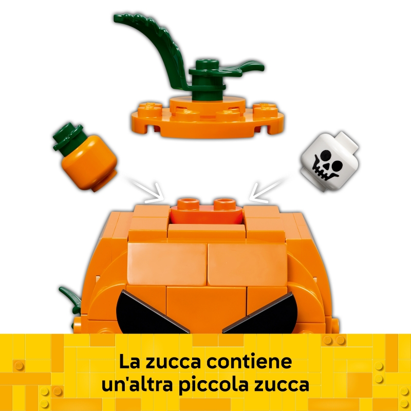 LEGO Iconic Pickup mit Halloweenkürbis