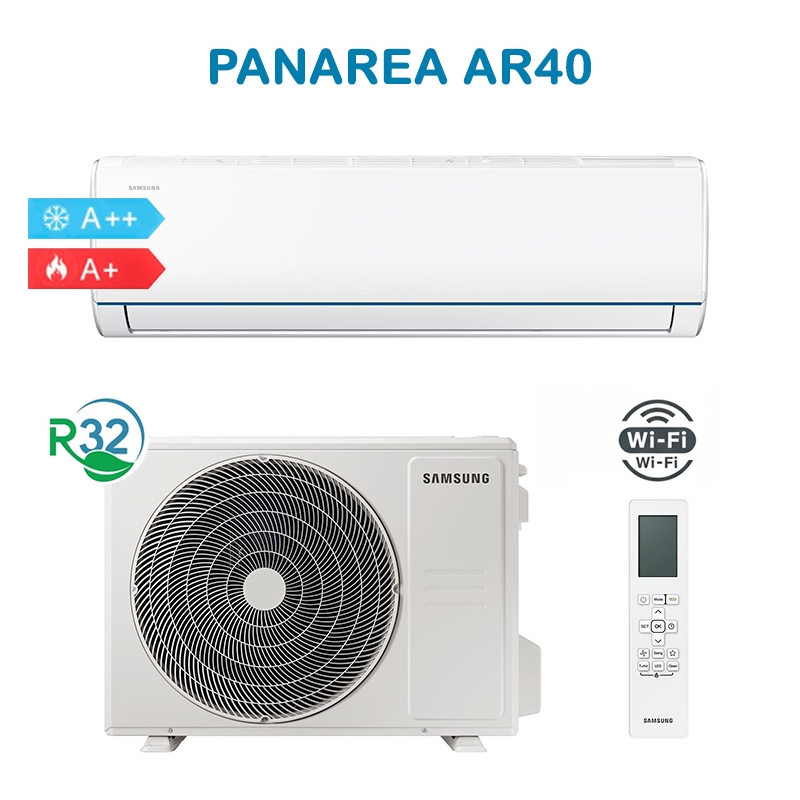 Samsung F-AR09MLH Climatizzatore Condizionatore Panarea 2026 WiFi AR40 9000Btu 2,6Kw A++/A+ Inverter R32
