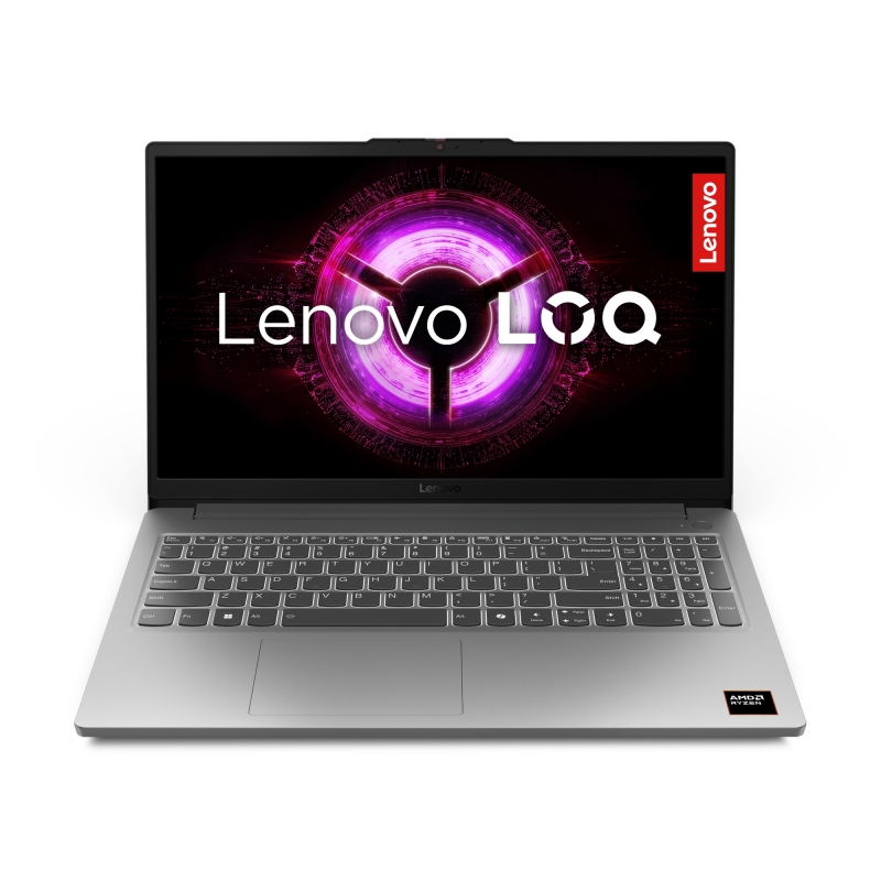 Lenovo LOQ | Notebook Gaming | Display 15.6'' FHD (1920x1080) | Processore AMD Ryzen 5 150 | Memoria RAM 16GB | Memoria SSD