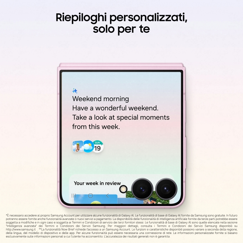 Samsung Galaxy Z Flip8 17,5 cm (6.9") Dual-SIM 5G USB Typ-C 12 GB 256 GB 4300 mAh Cremefarben