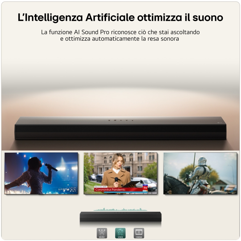 LG S30A Black 2.1 channels 140 W