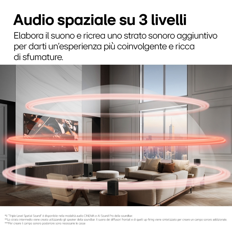 LG S70TY Black 3.1.1 channels 400 W