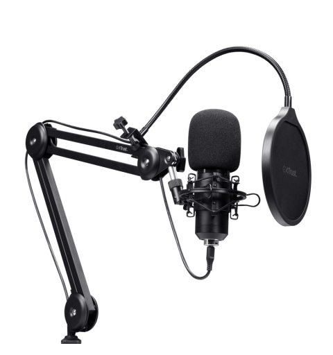 Trust GXT 270 Emita II+ Black Podcast microphone