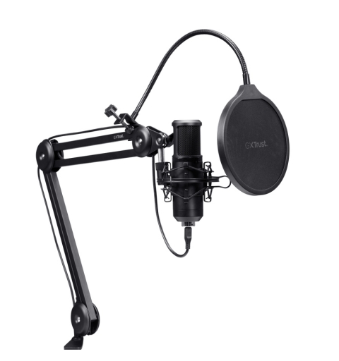 Trust GXT 270 Emita II+ Noir Microphone pour podcast