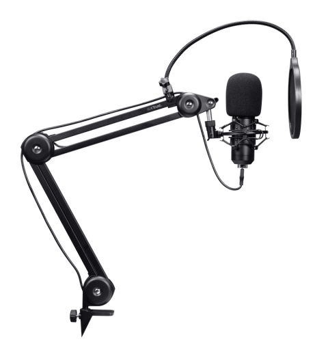 Trust GXT 270 Emita II+ Black Podcast microphone