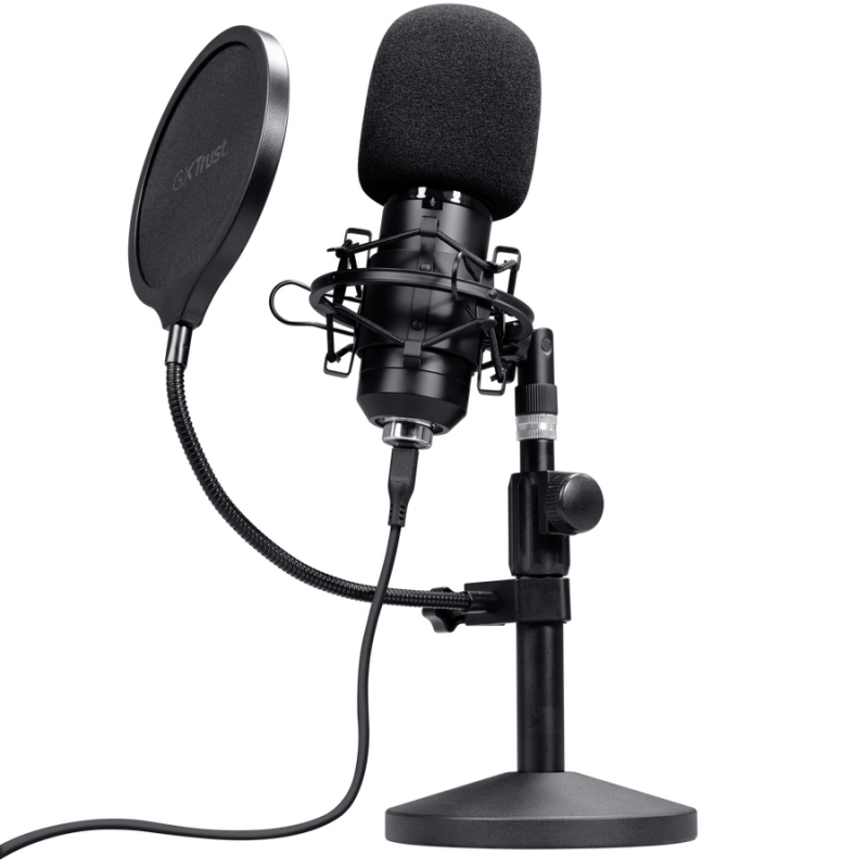 Trust GXT 269 Emita II Noir Microphone de studio