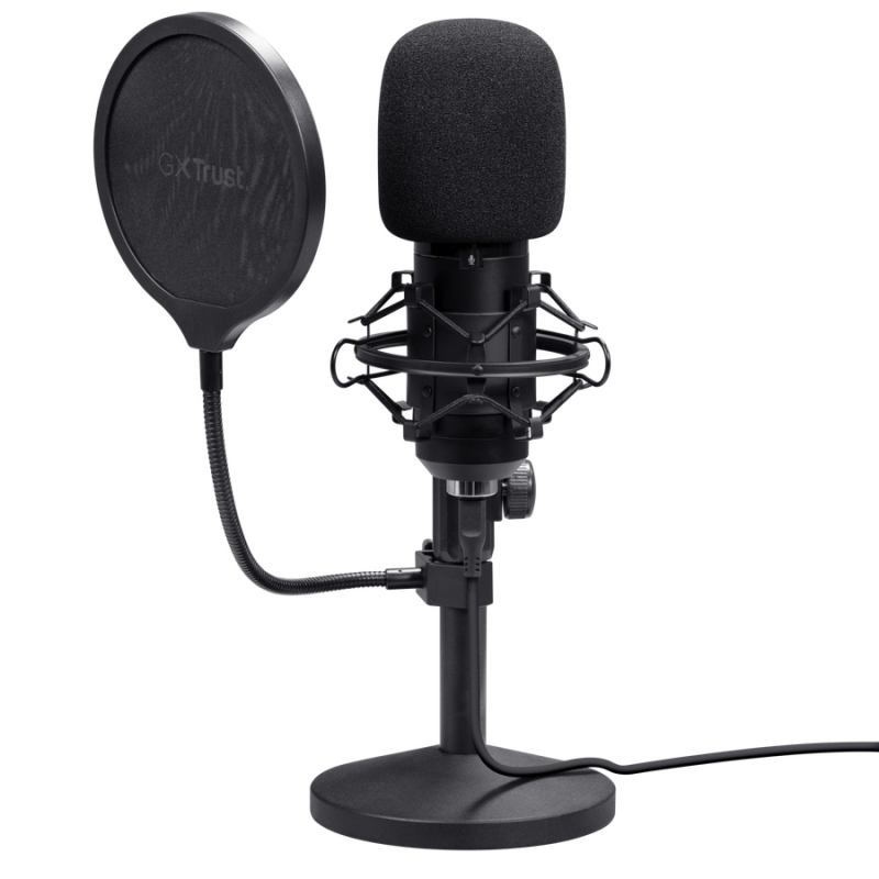 Trust GXT 269 Emita II Noir Microphone de studio