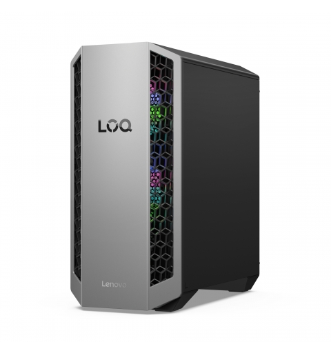 Lenovo LOQ Tower 26ADR10 AMD Ryzen™ 7 8745HX 16 Go DDR5-SDRAM 512 Go SSD NVIDIA GeForce RTX 5050 Windows 11 Home PC Noir