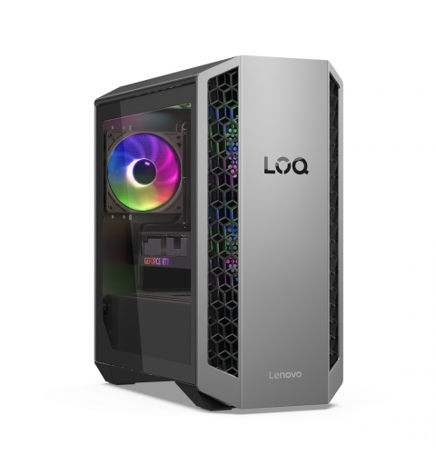 Lenovo LOQ | Desktop Gaming Tower | Processore AMD Ryzen 7 8745HX | memoria RAM 16GB | Memoria SSD 512GB | Scheda Grafica