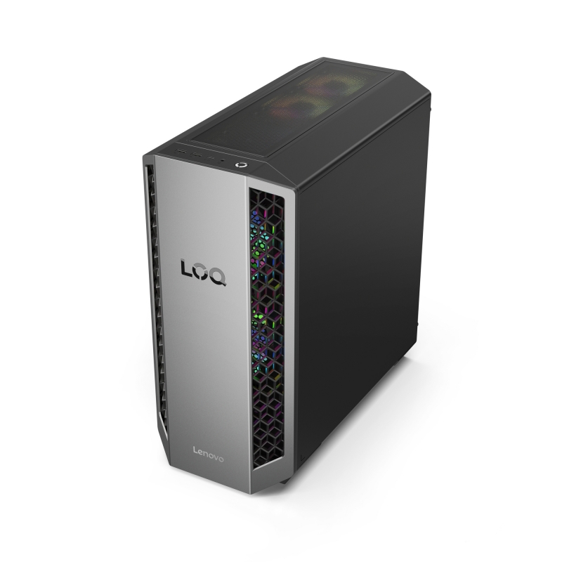 Lenovo LOQ Tower 26ADR10 AMD Ryzen™ 7 8745HX 16 Go DDR5-SDRAM 512 Go SSD NVIDIA GeForce RTX 5050 Windows 11 Home PC Noir