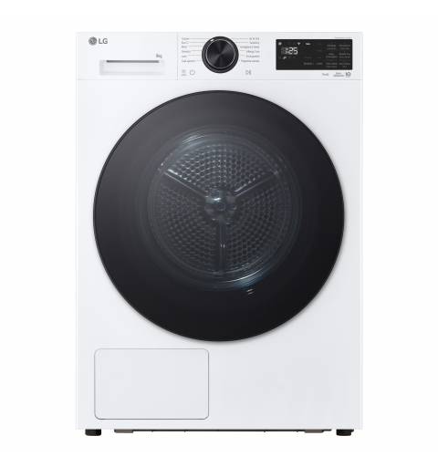LG RNX5008TLB sèche-linge Pose libre Charge avant 8 kg Blanc